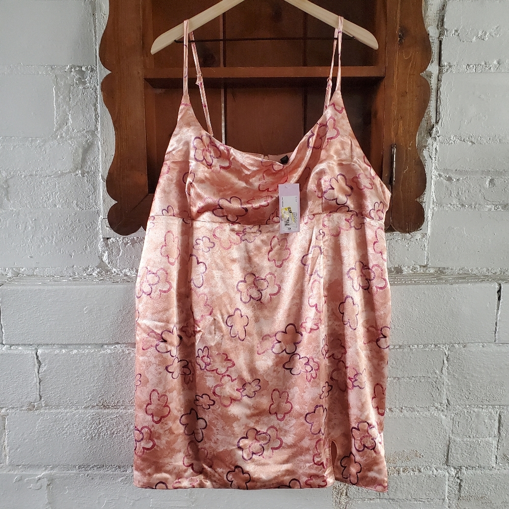 Wild Fable Slip Mini Dress with Slit